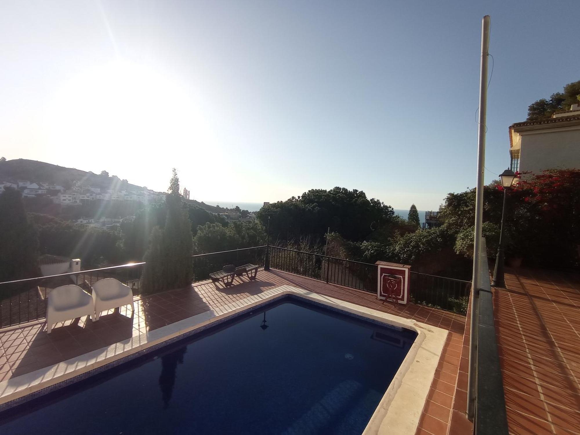 Apartamento En Villa Con Piscina Malaga Exterior photo